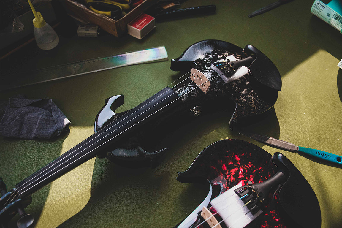 VERY LIMITED Colors of Dove Electric Violin - Handbuilds for a Modest $648