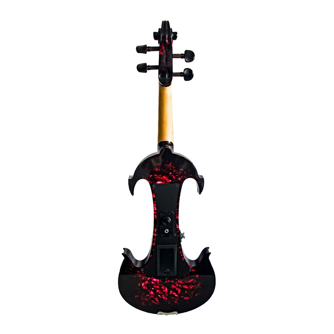Kinglos Dove Rose Phoenix electric violin back view